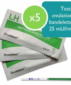 5 tests d'ovulation bandelette