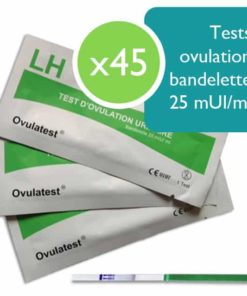 45 tests d'ovulation bandelette