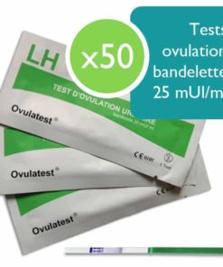 50 tests d'ovulation bandelette 25 mUI