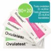 80 tests d'ovulation bandelette 25 mUI + 20 tests de grossesse 25 mUI